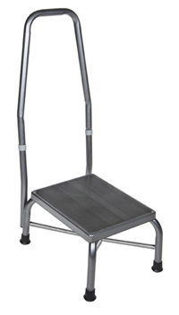 Foot Stool with Handrail